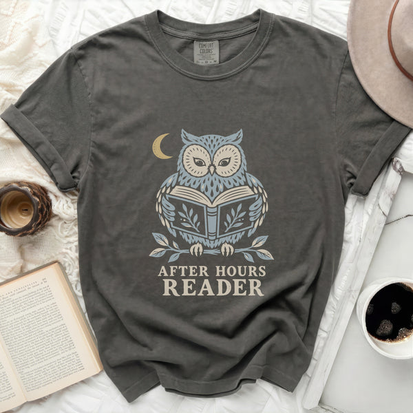 After Hours Reader Tee in Pepper