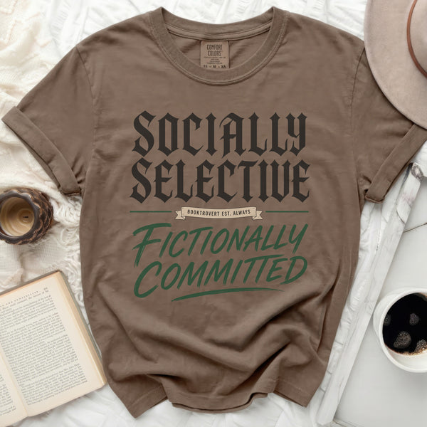 Socially Selective Tee in Espresso