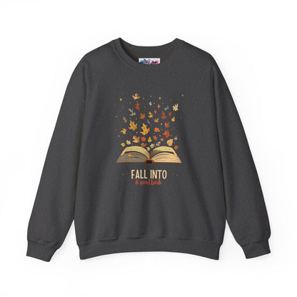 Fall Into A Good Book Sweatshirt - MagicMerchEmporium