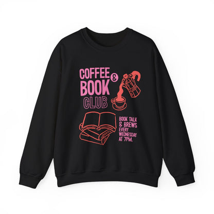 Coffee and Book Club Book Talk and Brews Every Wednesday sweatshirt