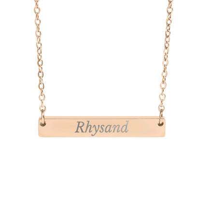 Rhysand Personalized Engraved Necklace Pendant
