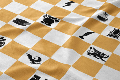 Enchanting Patterned Magic Theme Blanket for All Ages