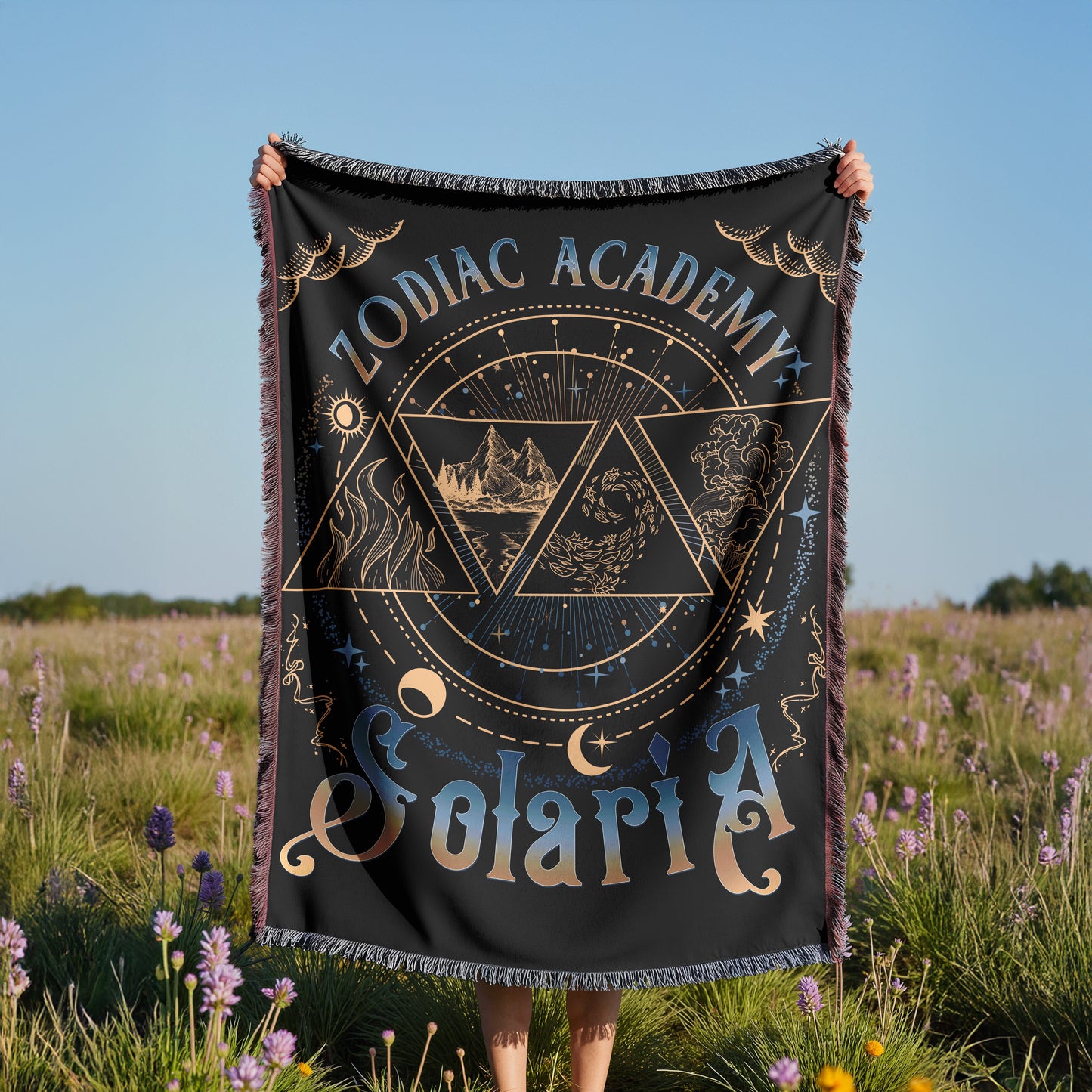 Blue Zodiac Academy Solaria Blanket
