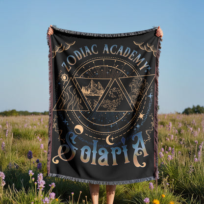 Blue Zodiac Academy Solaria Blanket