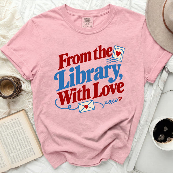 Library Love Letter Tee in Blossom