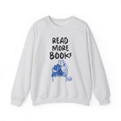 Read More Books Blue Graphic Sweatshirt