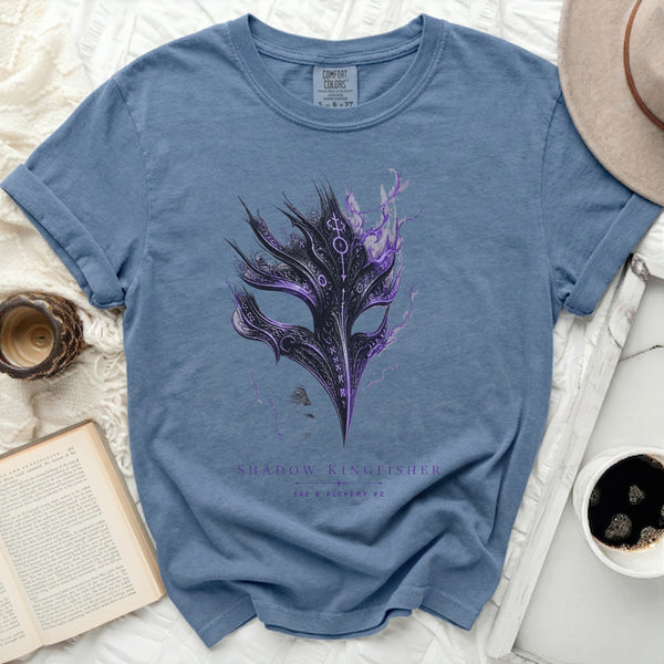 Shadow Kingfisher Alchemist Tee in Blue Jean
