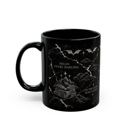 Velaris Black & Silver Mug