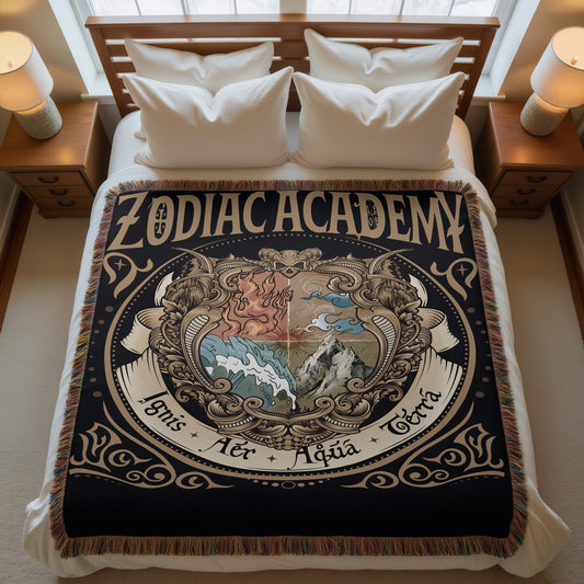 Zodiac Academy Woven Blanket