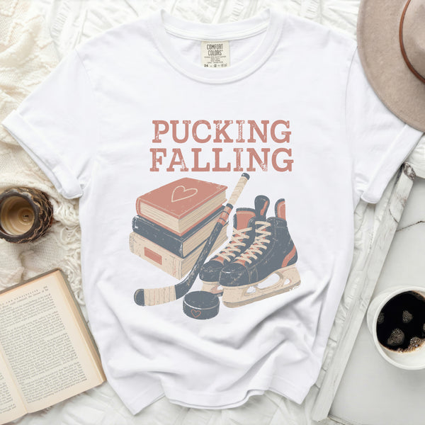 Pucking Falling Tee in White