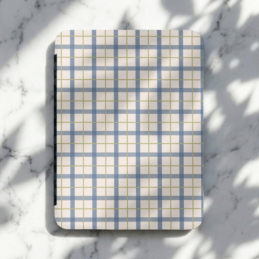 Blue and Beige Checkered Design Cutting Board Product