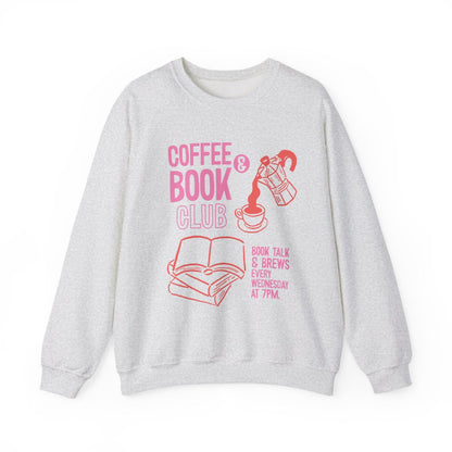 Coffee and Book Club Grey Sweatshirt product