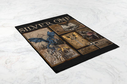 Silver One Album Art Blanket for Music Lovers