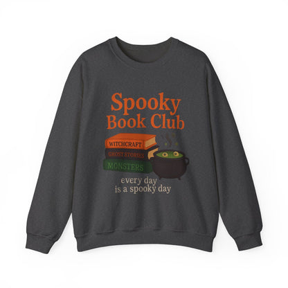 Spooky Book Club Reads Witchcraft Monsters Sweatshirt - MagicMerchEmporium