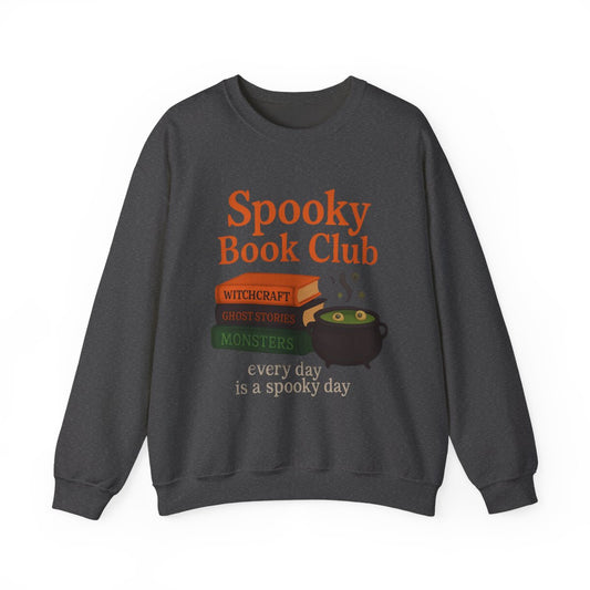 Spooky Book Club Reads Witchcraft Monsters Sweatshirt - MagicMerchEmporium