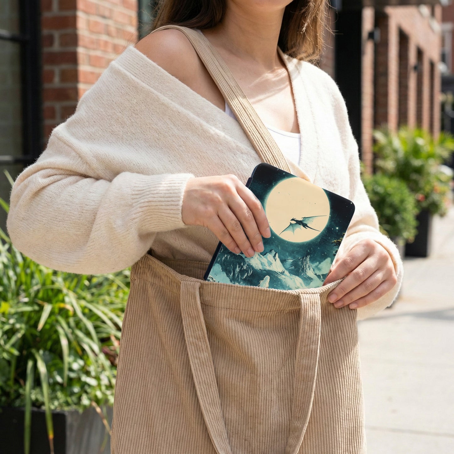 Mythical Dragon Moonlit Peaks Digital Device Sleeve product type