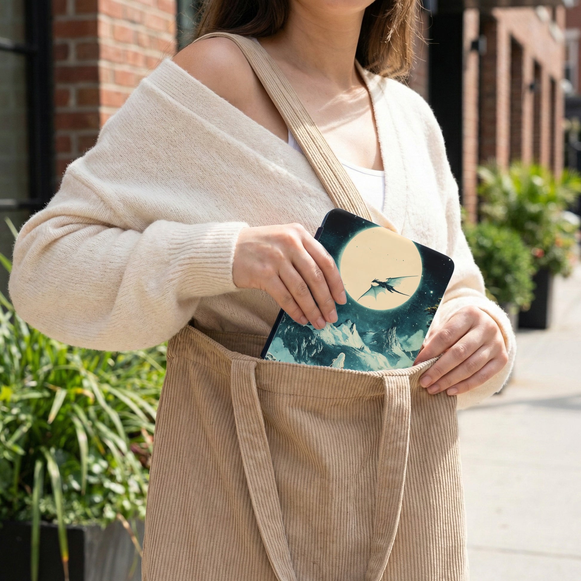 Mythical Dragon Moonlit Peaks Digital Device Sleeve product type