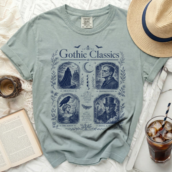Gothic Tales Tee in Bay