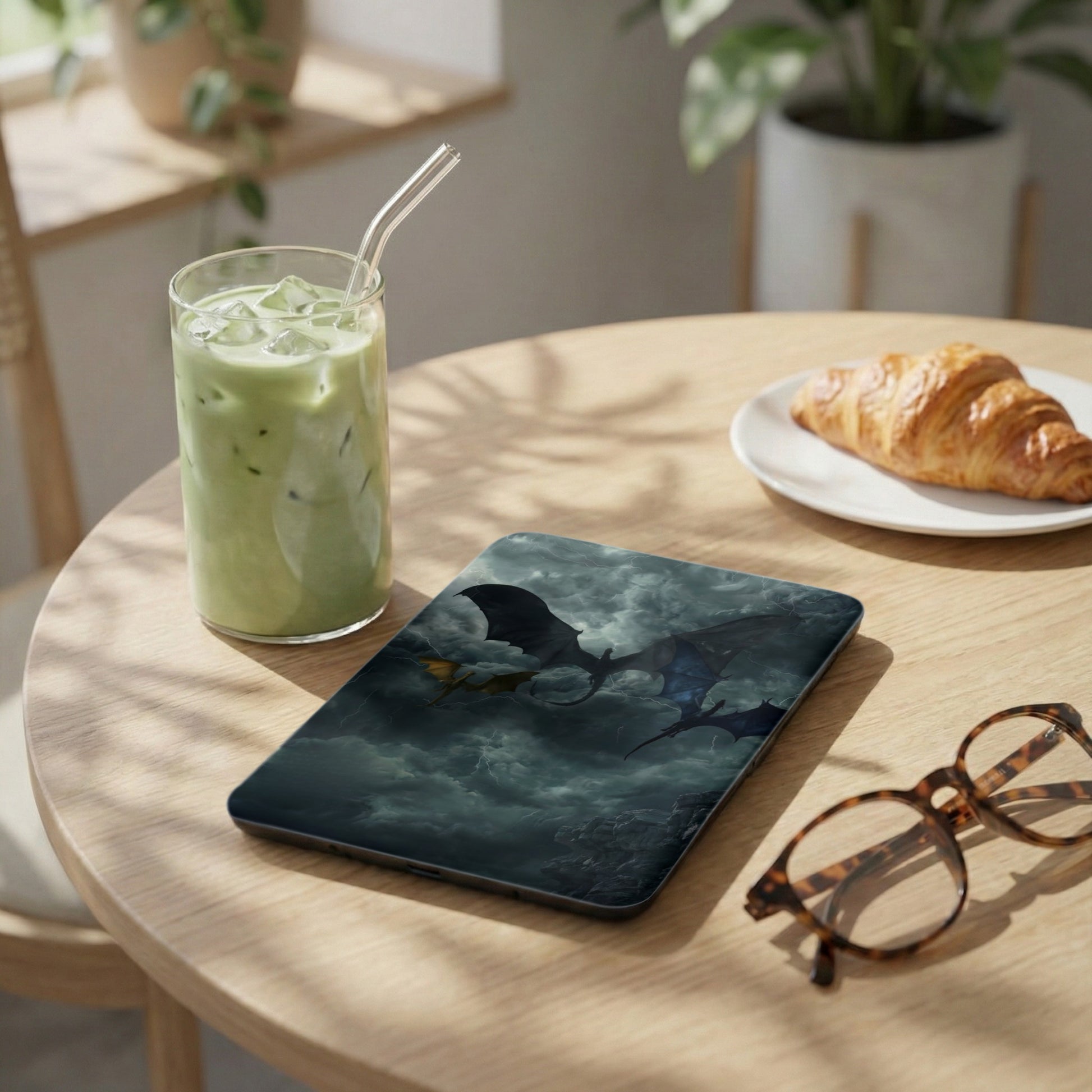 Dark Fantasy Dragons Stormy Sky Lightning Tablet Case product type