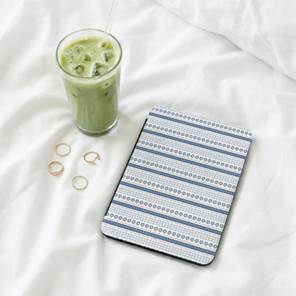 Blue Geometric Striped Design Tablet Cover Product