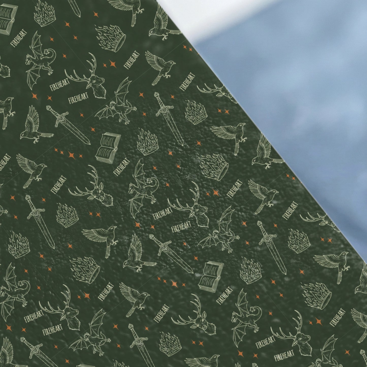 FIREHEART Mythical Creature Sword Crown Pattern product type