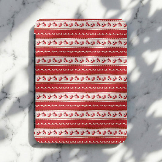 Festive Striped Pattern Tablet/Small Laptop Cover