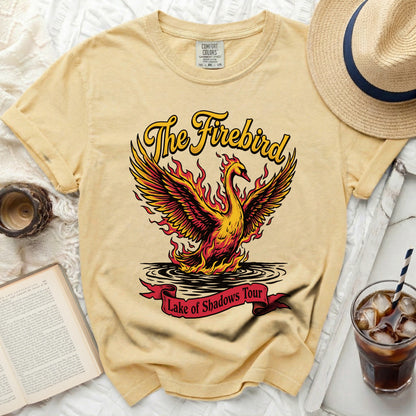 The Firebird Lake of Shadows Tour graphic tee.