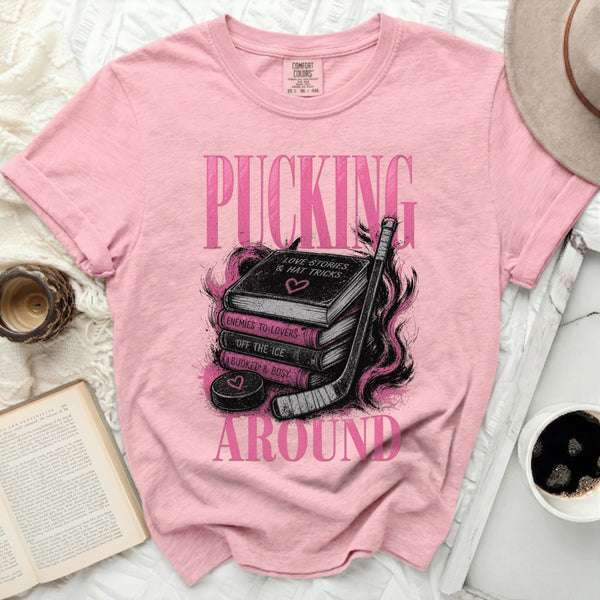 Pucking Around Romance Tee in Blossom