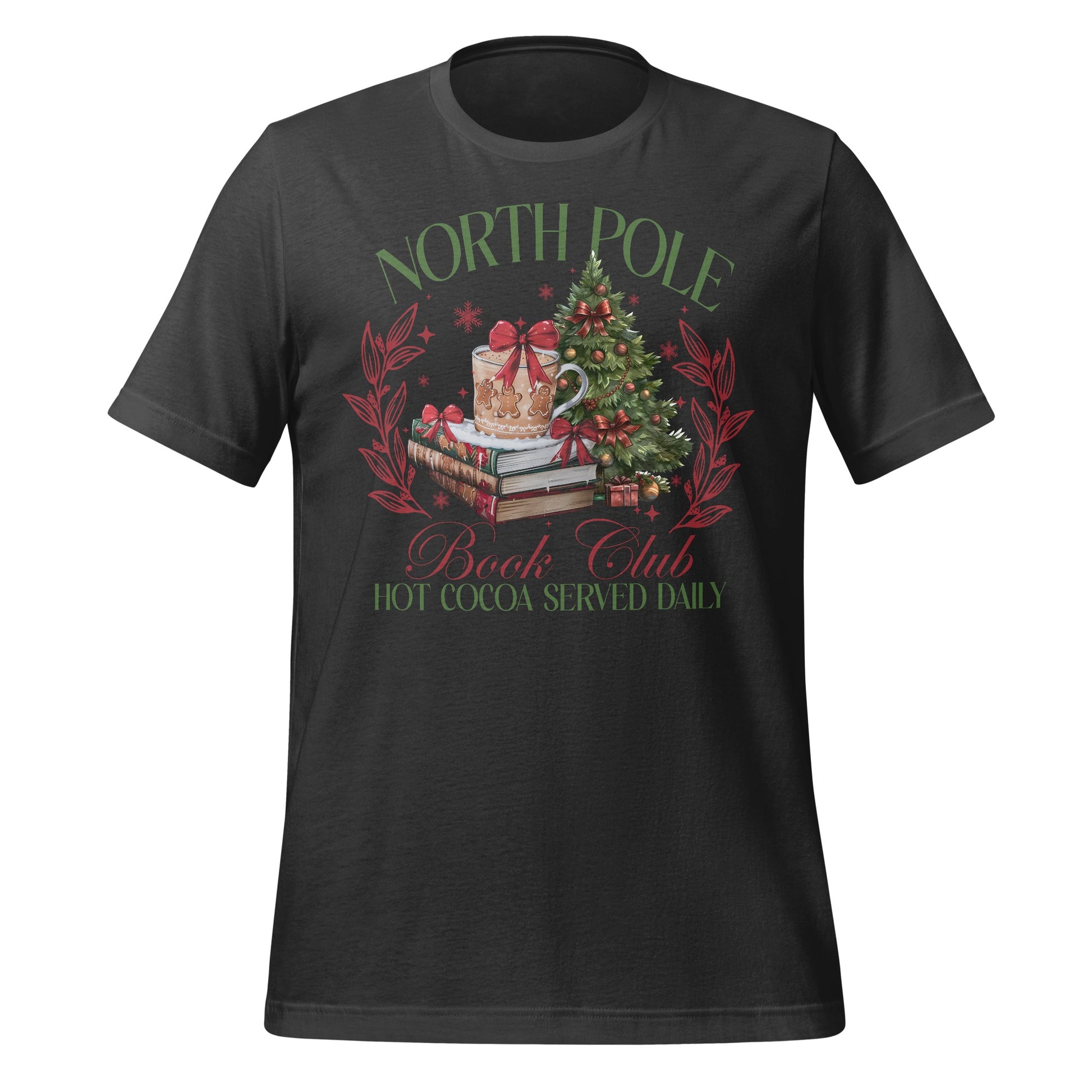 North Pole Book Club Hot Cocoa Served Daily T-shirt