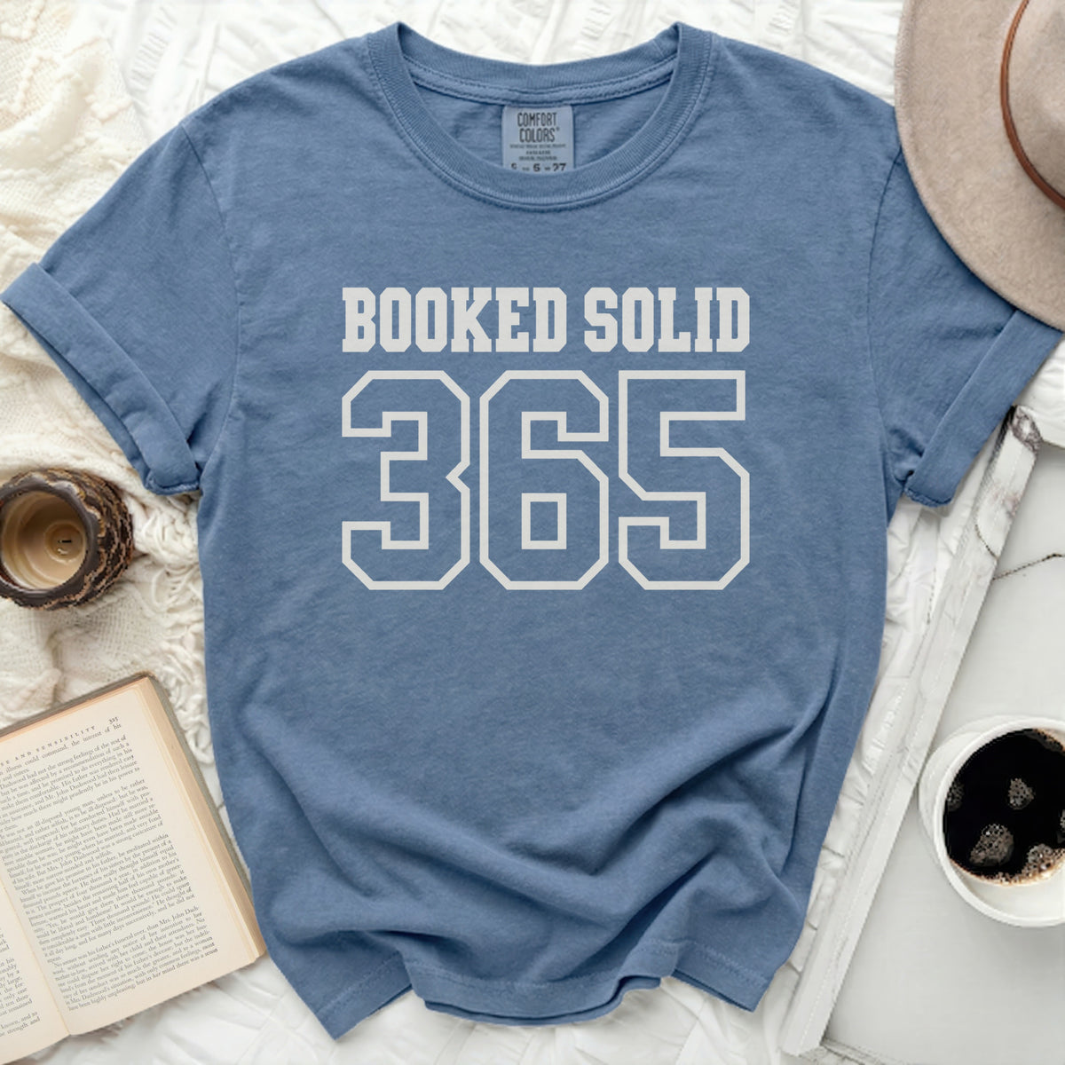 Booked Solid 365 Tee