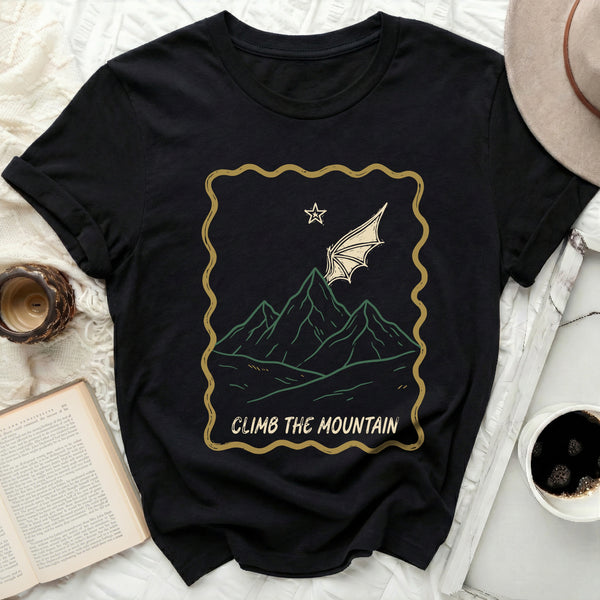 Dragon Wing Peak Tee in Black