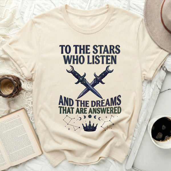 Daggers & Dreams Tee in Natural