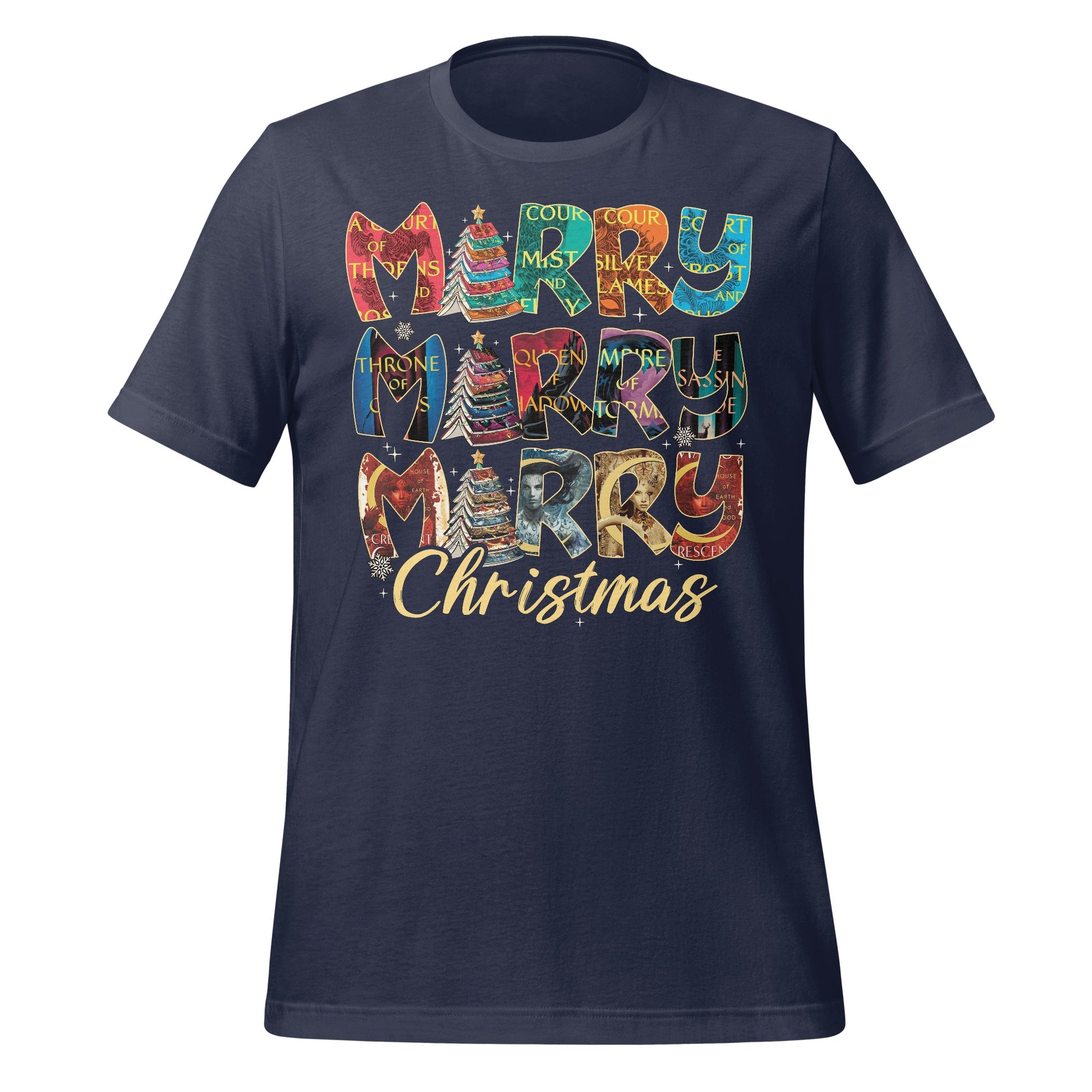 Colorful Merry Merry Merry Christmas T-Shirt