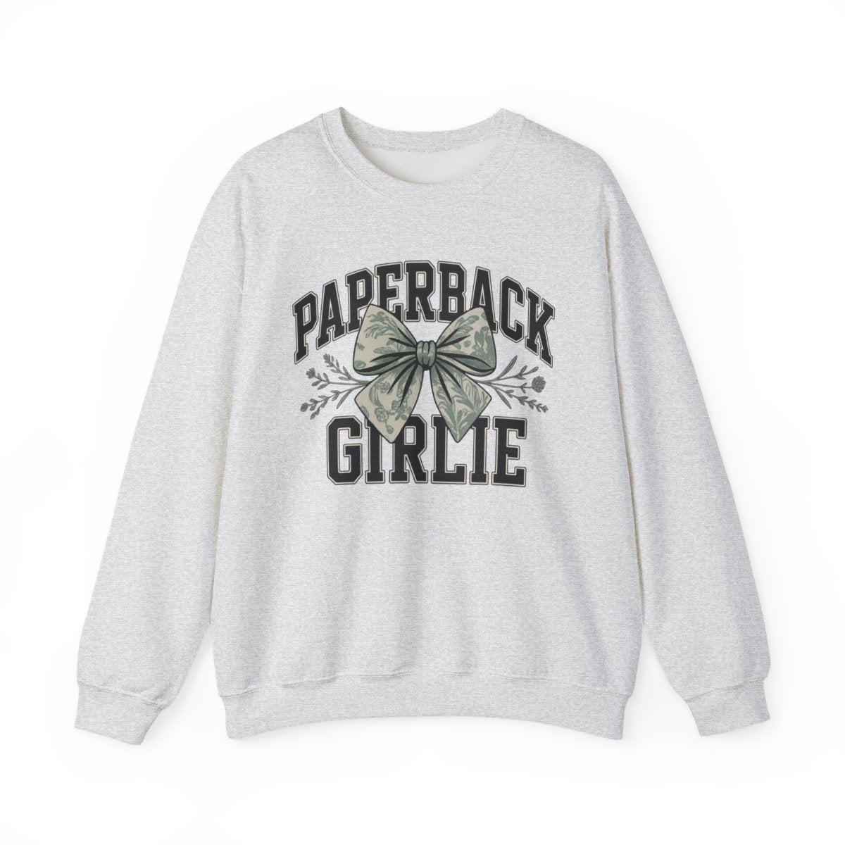 Paperback Girlie Sweater with Bow Graphic Design