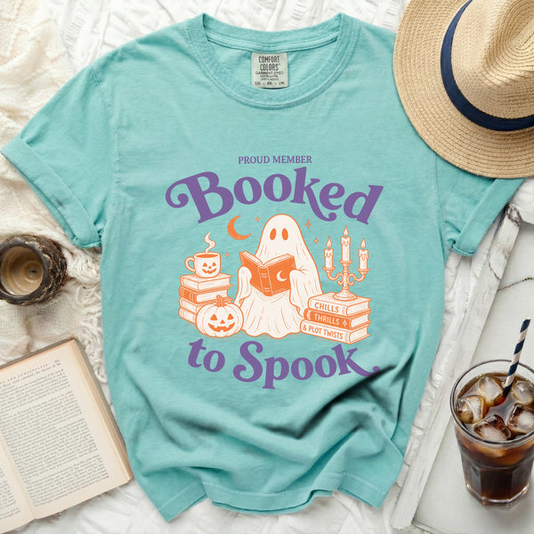 Booked to Spook Tee in Island Reef