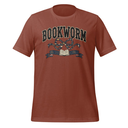 Bookworm Graphic Tee with Open Book Design