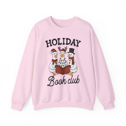 Holiday Book Club Festive Pullover Sweatshirt