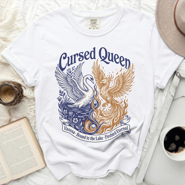 Cursed Queen Vassa Tee in White