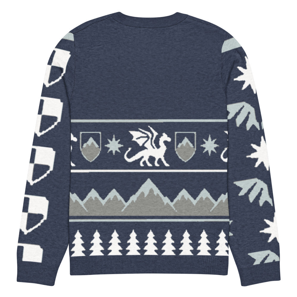 Riders Quadrant knitted sweater, flat back