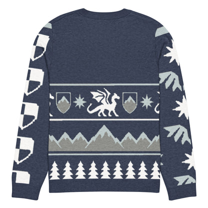 Riders Quadrant knitted sweater, flat back