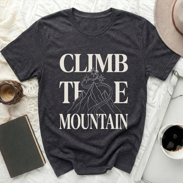 Ramiel Starry Peak Tee in Dark Grey Heather