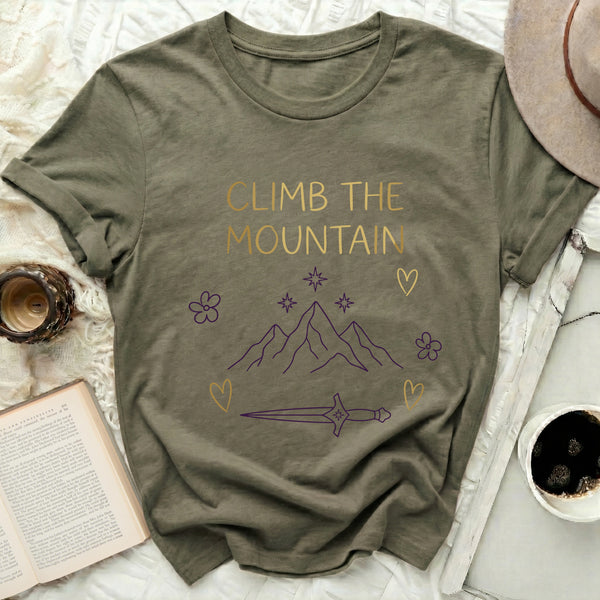 Dainty Starlight Dagger Tee in Military Green