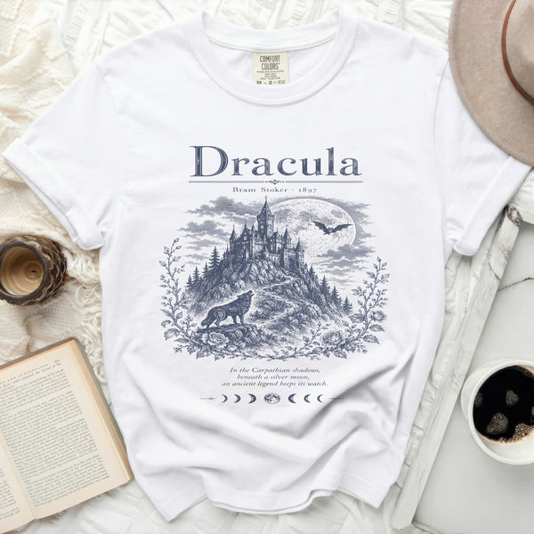 Dracula Stoker Tee in White