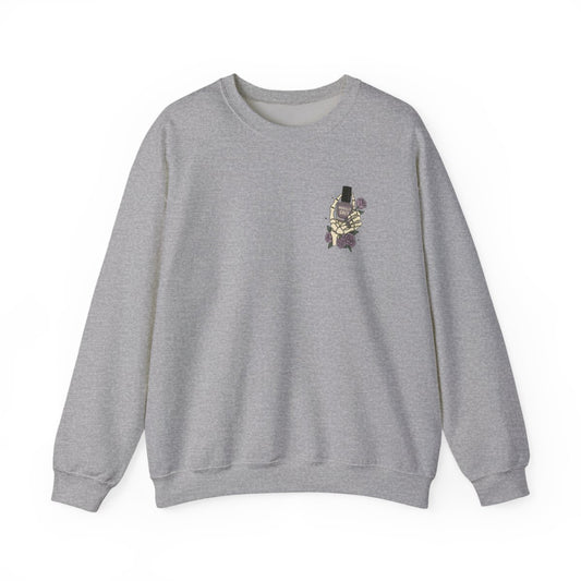 Stylish Light Gray Sweatshirt with Unique Design