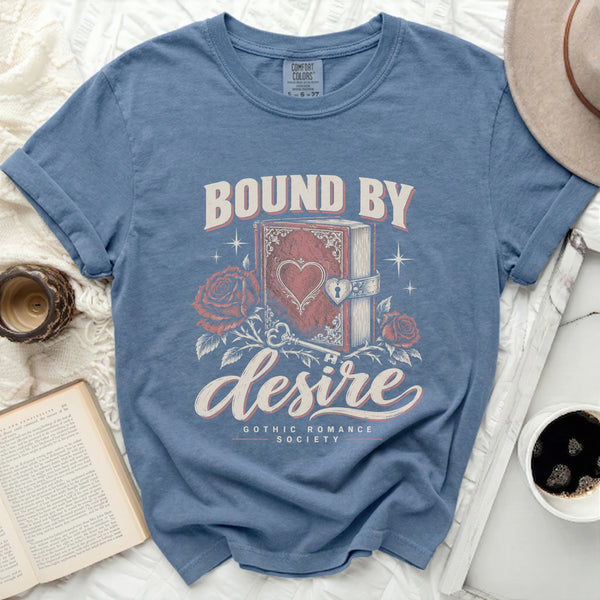 Bound By Desire Tee in Blue Jean