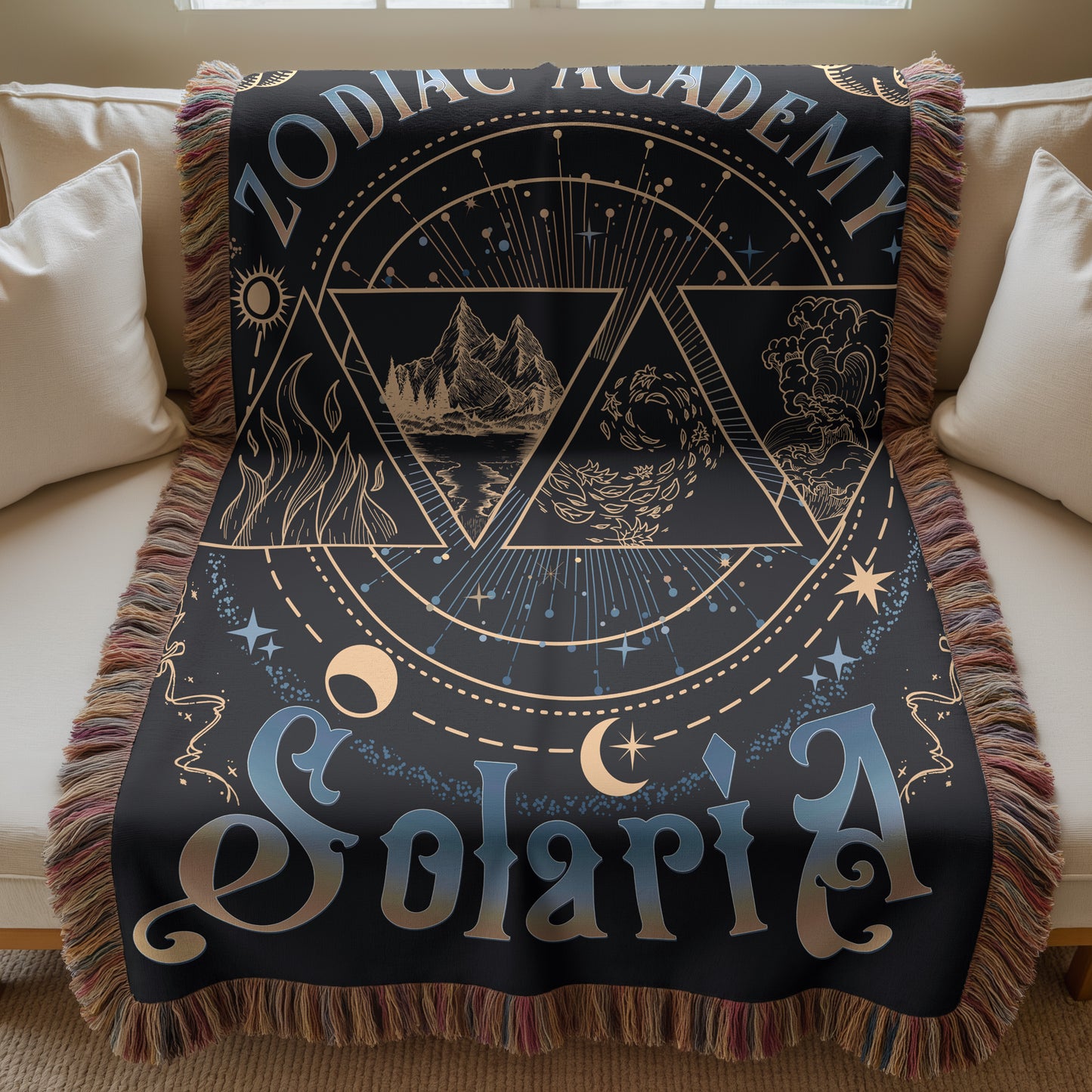 Blue Zodiac Academy Solaria Blanket