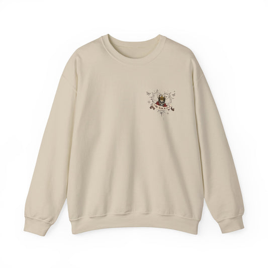 "I Love You" in Dark Romance Book Quotes Sweatshirt