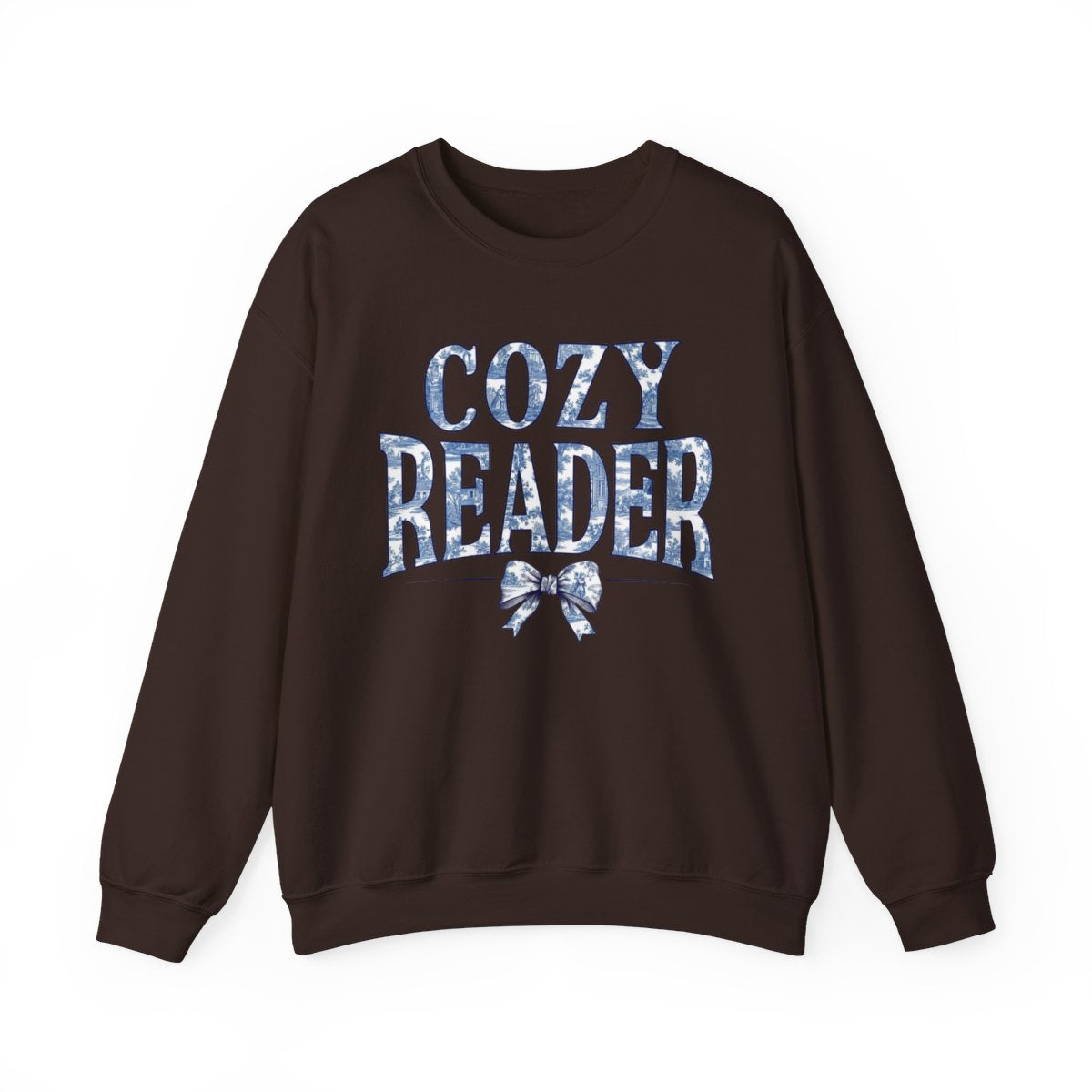 Cozy Reader Graphic Sweatshirt for Book Lovers