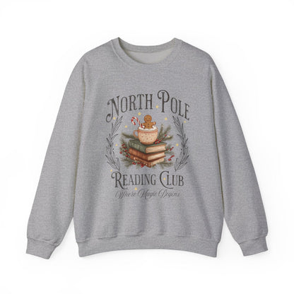 North Pole Reading Club Where Magic Happens Sweatshirt
