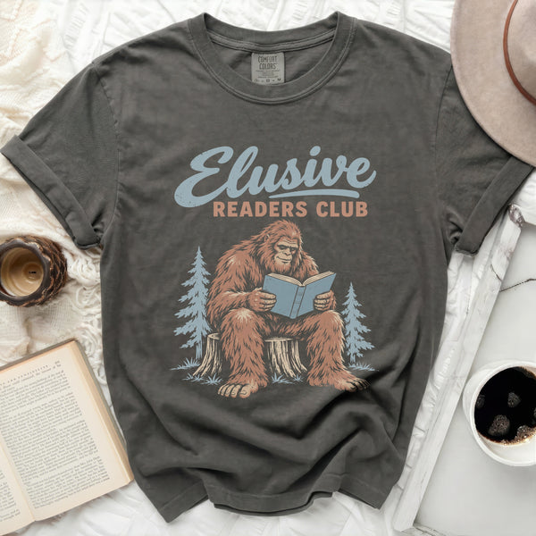 Elusive Readers Club Tee in Pepper
